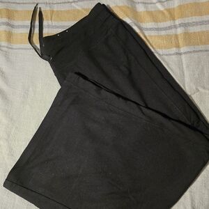 St. Johns Bay wide leg black sweatpants large
